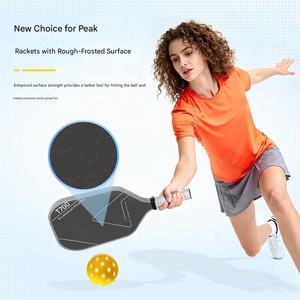 Palas de Pickleball Profesionales HKRH Ligeras, Aprobadas por la USAPA, de Fibra de Carbono Cruda T700 de 10 mm, con Núcleo de Panal Portátil - Product Image 4