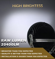 Phare LED rond tout-terrain super lumineux 170W 9 pouces IP68 IP69K étanche