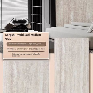 Travertin romain linéaire économique, pierre flexible abordable pour les travaux de décoration extérieure à grande échelle - Product Image 4