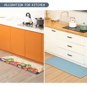 Tapis d'entrée rectangle de tapis antidérapant en PVC imprimé double face de conception populaire - Product Image 6