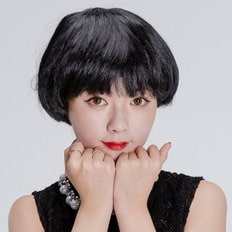 Manteau de fête rétro noir Comic Performance pour femme avec mèche et caractéristiques Ebbler - Product Image 1