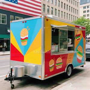 2025 Street Mobile Van Trailer Cupcake Vending Trailers For Fast Food Truck Hot <b>Sale</b> - Product Image 1
