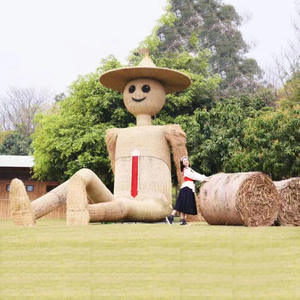 Gran Escultura de Paja de Espantapájaros para Parque, Diseño Minimalista Moderno, Realista, Escultura de Animales para Paisajes, Novedad en Artesanías - Product Image 4