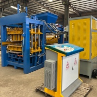 Machine à blocs de pavés hydraulique QT8-15 pour projets routiers et d'aménagement paysager