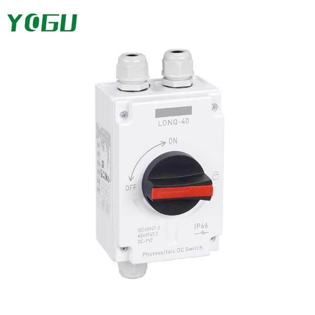 PV Solar Door Interlock Isolation Switch 1000V 1500V 6A10A 20A 326A 55A DC Isolator