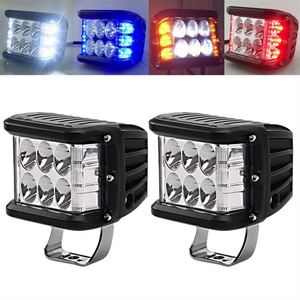 Lá Chắn 8Pcs Side Rock Trắng Tinh Khiết Đèn Công Nghệ Cho Xe Tải Nhà Thông Minh Còi Báo Động Vuông Xe Cứu Thương Không Thấm Nước Nhấp Nháy Ánh Sáng - Product Image 2