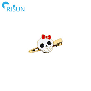 Horquilla de calabaza de Halloween de Metal al por mayor, pinza de pelo con logotipo personalizado, sombrero fantasma, Araña, horquillas, pinzas de pelo <span class=keywords><strong>para</strong></span> mujer, regalo - Product Image 5