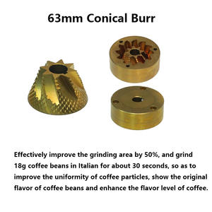 Molinillo de Café Manual Pequeño de 63 mm, Ajuste Externo, Acero Inoxidable 420 con Recubrimiento de Titanio, <span class=keywords><strong>Mini</strong></span> Molinillo de Café - Product Image 4