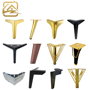 Luxury and High Quality <b>Sofa</b> Legs Gold Black T Leg Iron <b>Sofa</b> Legs Iron Furniture Legs for Furniture Legs <b>Chair</b> Table - Product Image 1