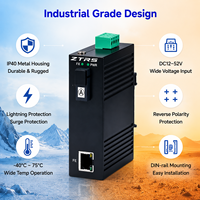 Convertitore di Media Ethernet ZTRS 10/100M con Slot SFP a Negoziamento Automatico per Reti di Automazione Industriale