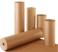 Prix de gros de la Chine papier kraft brun/papier artisanal pour l'emballage et l'emballage de cadeaux