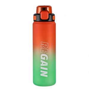 Nueva Botella de Senderismo de Plástico Tritan PETG de 1000 ml, Libre de BPA, Portátil, con Escala, Cierre de Empuje, para Camping, Envío Gratis - Product Image 5