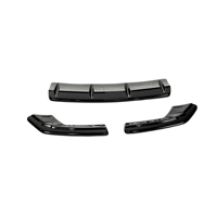 Difusor de Parachoques Trasero ABS Negro Brillante LCI S Line para Audi Sedan A3 S3 8V 2017 2019