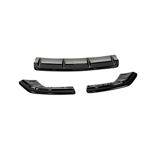 Diffusore Posteriore <span class=keywords><strong>S</strong></span> <span class=keywords><strong>Line</strong></span> LCI in ABS Nero Lucido per <span class=keywords><strong>Audi</strong></span> Sedan <span class=keywords><strong>A3</strong></span> S3 8V 2017-2019 - Product Image 2
