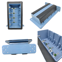Boîte de distribution électrique SLH-4 sans métal, 4 modules, étanche IP67/IP65, en plastique ABS, avec joint en PVC