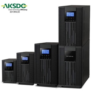Alimentation électrique UPS EkSI EK910H 10KVA 8KW monophasée avec batterie au lithium de secours pour salle de surveillance - Product Image 1