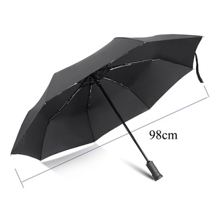 Custom Logo <b>Umbrella</b> Portable Solar Powered LED Parasol Torch Handle Sun Wind <b>Umbrella</b> Led Flashlight Folding <b>Umbrella</b> - Product Image 2