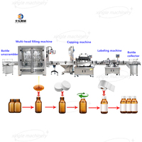 Machine de remplissage, de bouchage et d'étiquetage de produits chimiques, de savon, de shampoing et de détergent, ligne de production d'emballage automatique de remplissage de bouteilles liquides