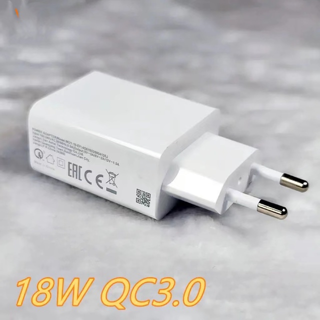 Wholesale Original Fast EU Charger MDY-10-EF QC3.0 18W Usb C Cable Adapter for XIAOMI Poco F3 GT X3 9T Redmi Note 9s Note 10 P