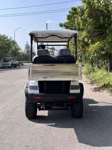 Carro de golf eléctrico para transporte de carga, vehículo utilitario con plataforma de carga para camiones, para uso en caminos no públicos - Product Image 6