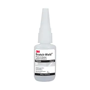 3m Scotch Weld Plastic And Rubber Instant Adhesive Pr100 Transparent Low Viscosity Fast Processing Time And Curing