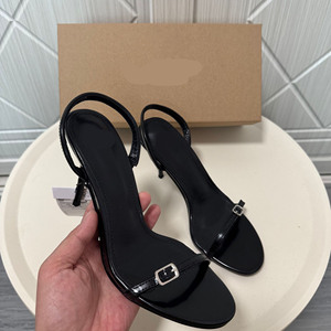 Nuovi Sandali Estivi alla Moda con Tacco Alto da <span class=keywords><strong>Donna</strong></span>, Eleganti e Sensuali con Punta Aperta e Dettagli Profumati - Product Image 1
