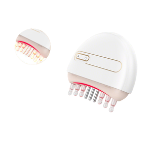 หวีไฟฟ้า LFmina สำหรับ<span class=keywords><strong>นวด</strong></span>ศีรษะ ลดการหลุดร่วงของเส้นผม พร้อมแสงสีแดง หินหยก และแปรงพลาสติก รุ่น 2405-EW - Product Image 1