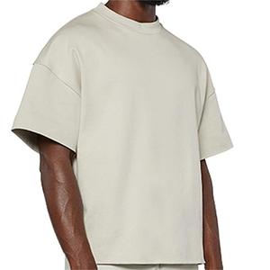 Camiseta de Algodón 100% de Alto Gramaje, Unisex, Oversize, con Hombros Caídos, Lisa, de Alta Calidad, Fabricante de Camisetas - Product Image 1