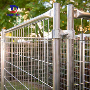 รั้วกรงสุนัขโลหะแบบมืออาชีพพร้อมท่อเหล็กเสริมความแข็งแรงสำหรับการกักขังสุนัขพันธุ์ใหญ่และการจัดที่อยู่อาศัยสัตว์เลี้ยงอย่างปลอดภัย - Product Image 3