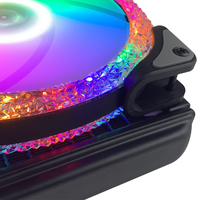 Super septembre AIO refroidissement à eau 120mm ventilateur fantaisie refroidissement liquide radiateur boîtier d'ordinateur Pc Cpu refroidisseur à eau