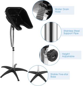 Équipement de salon très abordable : Bac à shampoing pliable, lavabo pour cheveux - Product Image 3