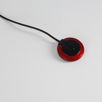 Microphone de contact piézo-électrique en métal professionnel pour micro vibraphone guitare avec accessoires noirs