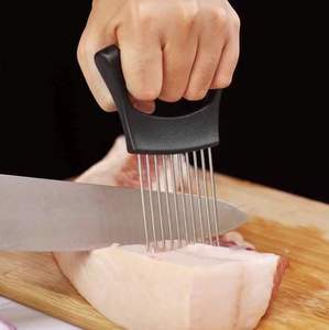 Soporte manual de acero inoxidable SYH1353 para cortar verduras y frutas al por mayor con aguja fija y plástico - Product Image 2