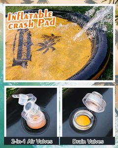 Tobogán Acuático Doble de 32 Pies con Aspersor y Almohadilla de Impacto para Niños, Diversión al Aire Libre en Verano - Product Image 5