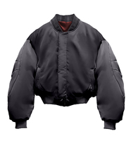 Blouson Bomber Réversible et Coupe-Vent Épais, Surdimensionné et Décontracté pour Homme, Style Pilote, en Coton Rembourré Type Doudoune – Fabricant