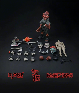 <span class=keywords><strong>D</strong></span>_ONE RAGE-ZBOYS Series Toothy Versione Quotidiana / Versione Controllo 1/12 Action Figure in PVC Modello Anime Giocattoli di Tendenza Collezionabili da Scrivania - Product Image 1