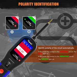 USA Stock VDIAGTOOL V200 Automotive Probe Tester <span class=keywords><strong>9V</strong></span>-30V 12V 24V Spannings-/<span class=keywords><strong>Diode</strong></span>-/Weerstands-/Relais-/Zekeringtest met 40FT kabel - Product Image 6