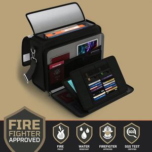 Sac Organisateur de Documents Ignifuge et Étanche OEM avec Conception Multi-Couches Certifié CE, Rangement Portable pour Documents pour Usage Bancaire et de Bureau - Product Image 4