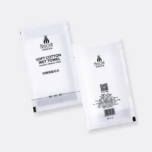 China manufacture disposable 100% cotton or microfiber 25cm moisturizing customized oshibori wet towels