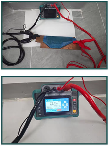 جهاز اختبار مقاومة الحلقة المحمول FUZRR ES3090 ES3090E، مقياس رقمي للمقاومة الدقيقة، جهاز قياس مقاومة التلامس، تيار مستمر 100 أمبير 500 فولت ليثيوم - Product Image 6
