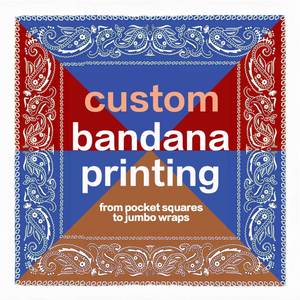 Pañuelo Bandana Personalizado, Pañuelo para la Cabeza Personalizado, Pida su Pañuelo Bandana Personalizado con Logotipo <span class=keywords><strong>Hoy</strong></span>, Moda de Alta Calidad - Product Image 1