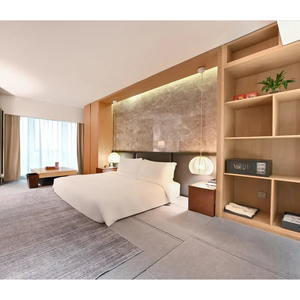 Su misura di alta qualità mobili commerciali Hotel camera per gli ospiti Set camera da letto moderna camera Standard Set mobili Hotel - Product Image 1