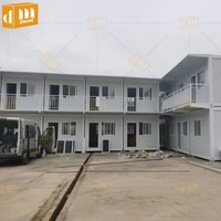 Maisons de manoir plates de 20 pieds, Villa à monter rapidement, avec toilettes, conteneur Mobile, pliable