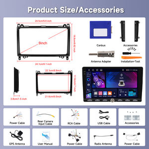 Podofo <span class=keywords><strong>para</strong></span> mercedes-benz B200 2008-2011 9 '4 + 64G Radio de coche <span class=keywords><strong>para</strong></span> Auto CarPlay inalámbrico/<span class=keywords><strong>Android</strong></span> Auto Piano Key GPS WIFI al por mayor - Product Image 6