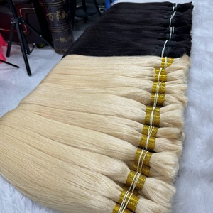 Sang Trọng Remy Trinh Nữ Số Lượng Lớn Phần Mở Rộng Tóc Bán Buôn-Chưa Qua Chế Biến 100% Sâu Xoăn Nga Con Người Bện Tóc Máy Đôi Sợi Ngang - Product Image 4