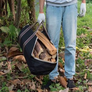 Free sample 2023 Factory Hot Sale New Fire Wood <b>Holder</b> <b>Log</b> Tote Bag for Fireplaces and Wood Stoves bag Firewood Carrier - Product Image 3