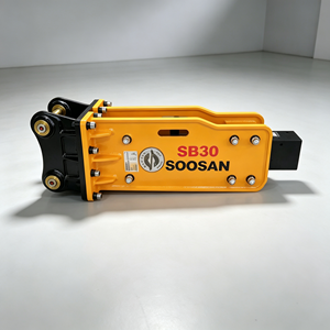 Marteau de démolition hydraulique SOOSAN SB30 Pencil Top pour excavatrice de 2 à 4,5 tonnes - Product Image 1