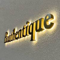 Enseigne lumineuse 3D personnalisée, étanche, extérieure, à LED RGB multicolores changeantes, pour entreprises, voitures, usage électronique, en acrylique et métal