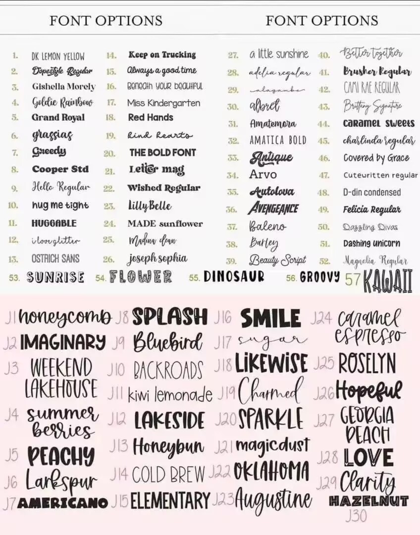 Fonts