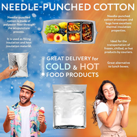 Sac pochette isolé Popupliner haute performance enveloppes métallisées enveloppe isolée pour l'expédition de Sandwich alimentaire froid